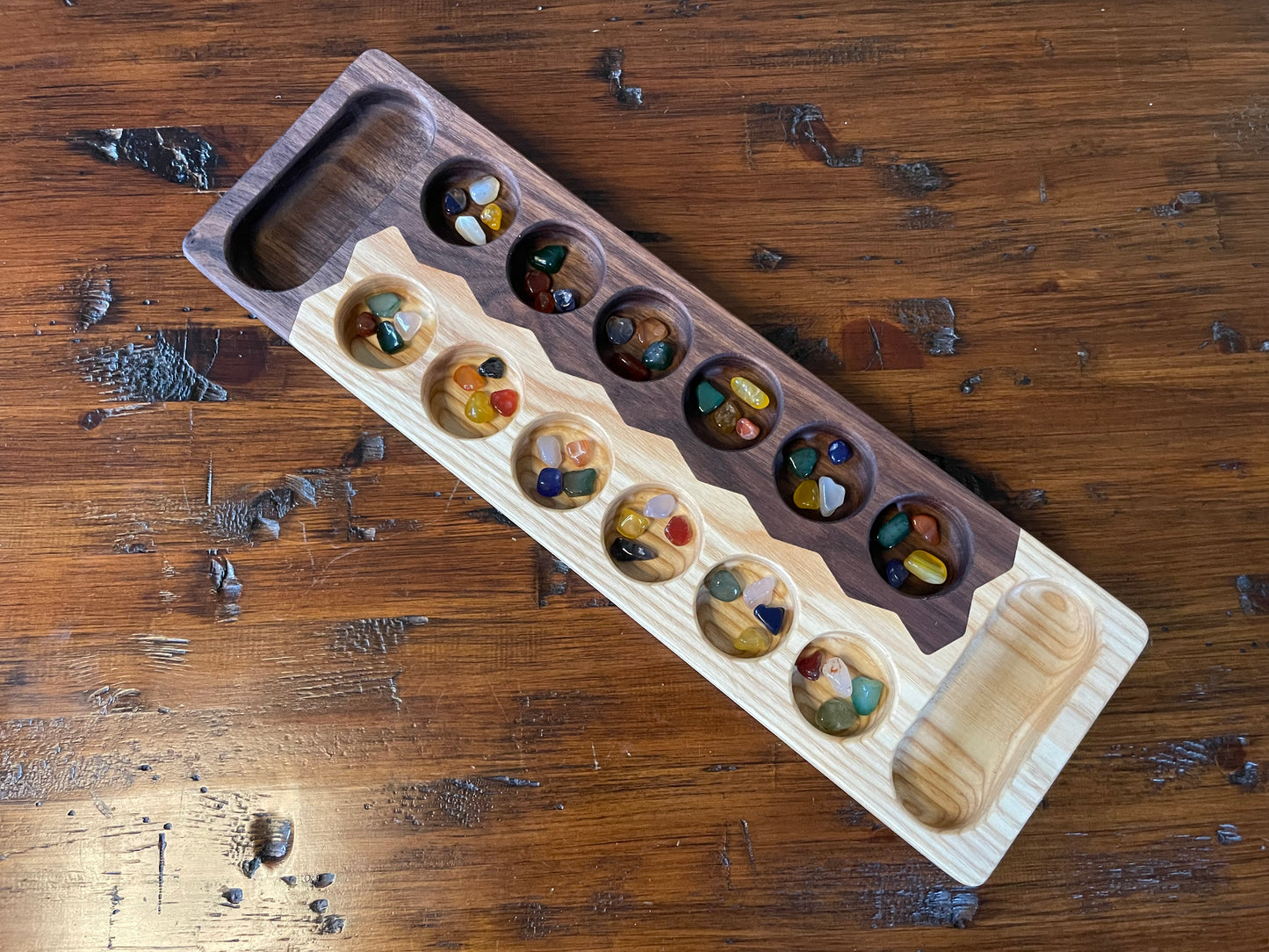 Mancala - Ash/Walnut