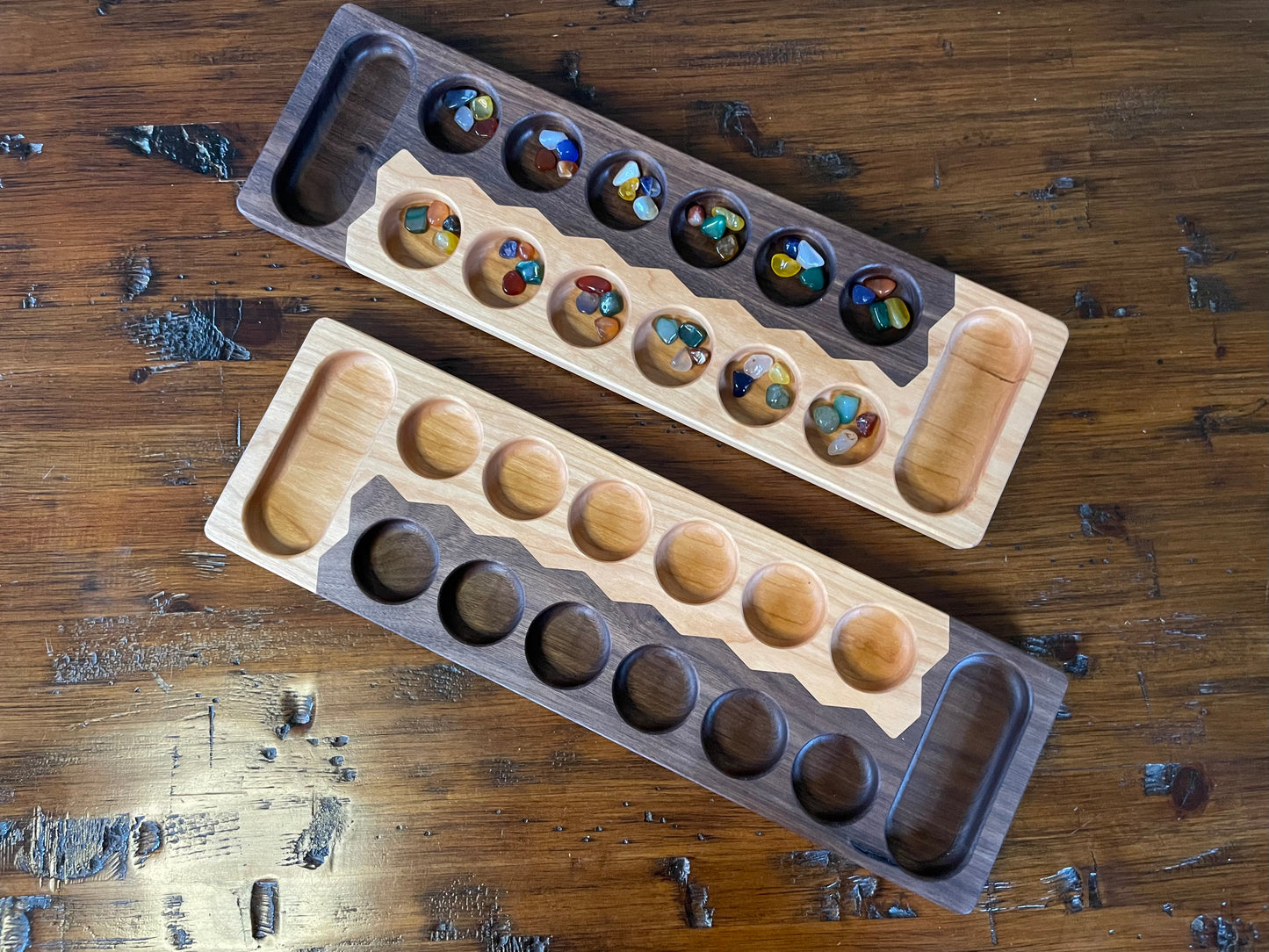 Mancala - Cherry/Walnut