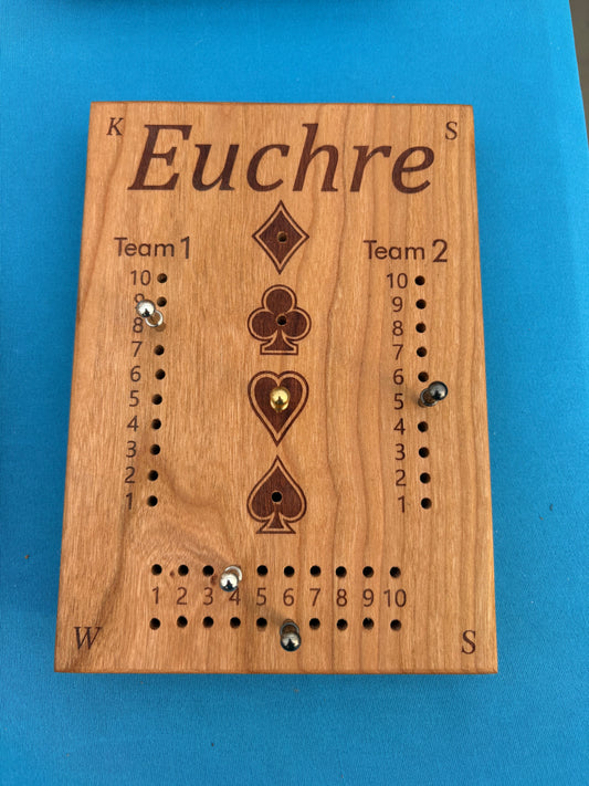 Euchre Scoring Board