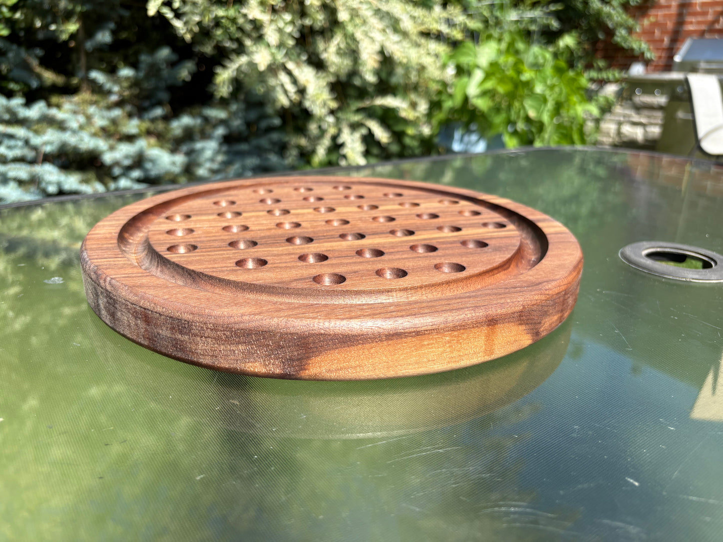 Marble Solitaire - Walnut