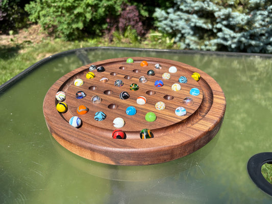 Marble Solitaire - Walnut