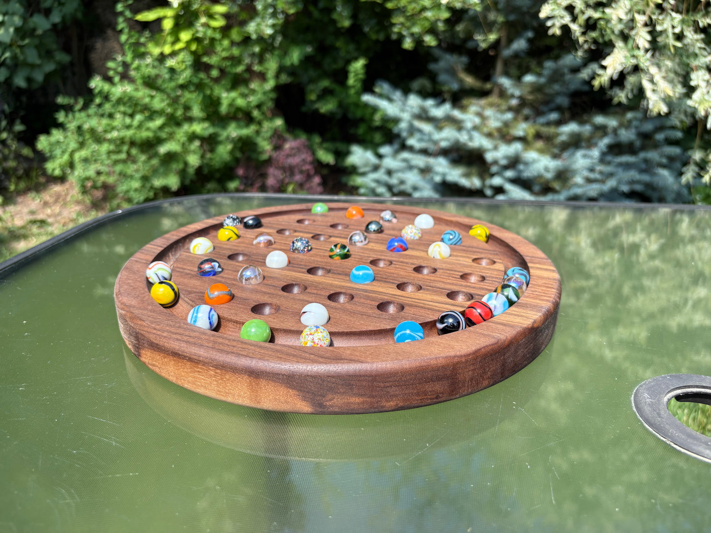 Marble Solitaire - Walnut