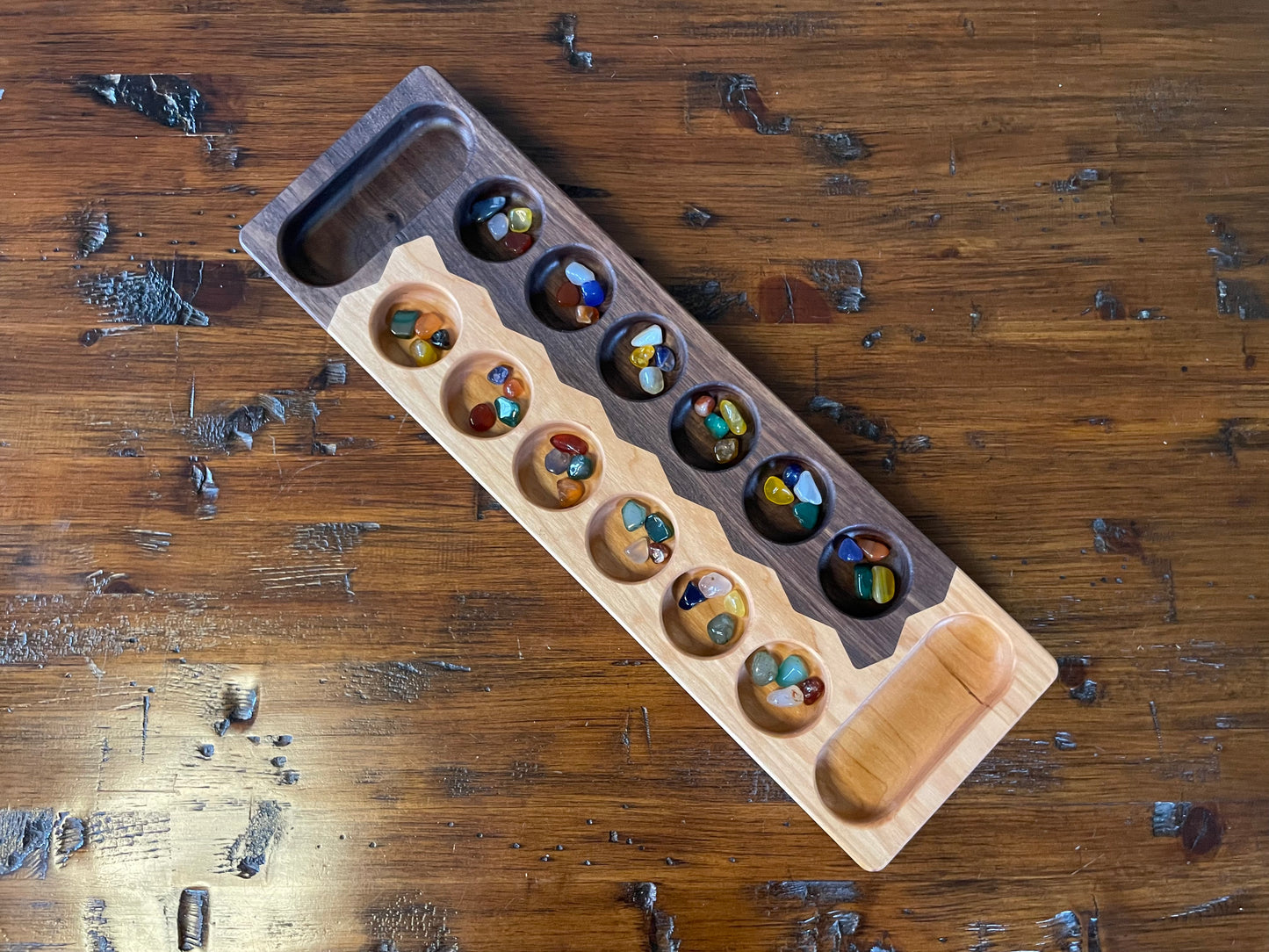 Mancala - Cherry/Walnut
