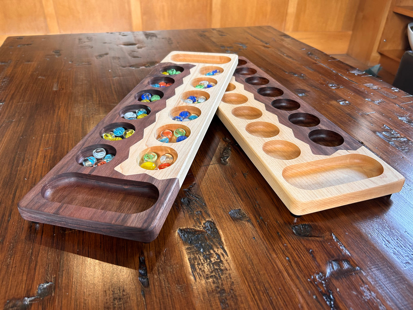 Mancala - Maple/Walnut