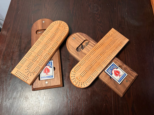 Deluxe Pivoting Cribbage Board